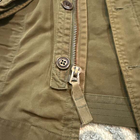 Vintage Abercrombie & Fitch Sentinel Military Field Jacket Olive Green - Picture 3 of 12